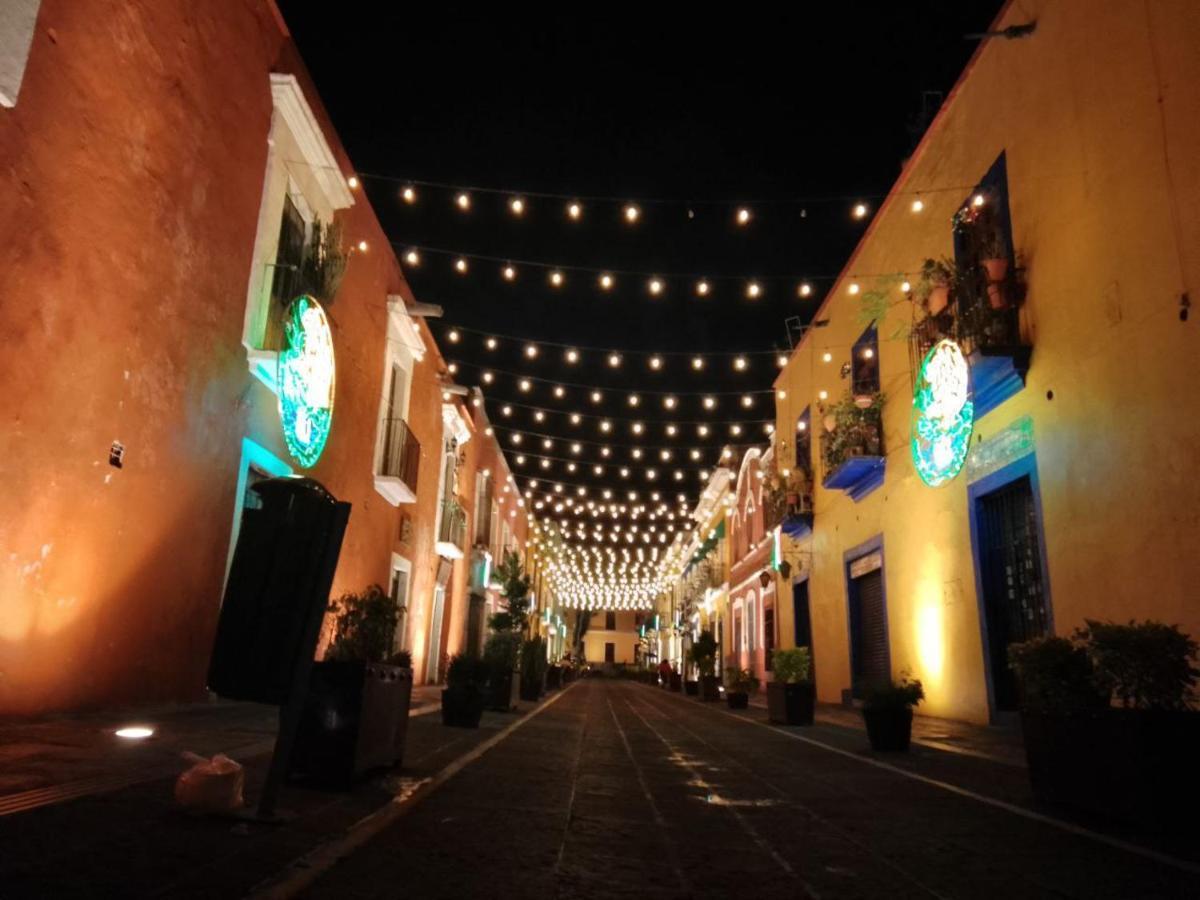 Hostal Azul Puebla Barrio El Alto Экстерьер фото